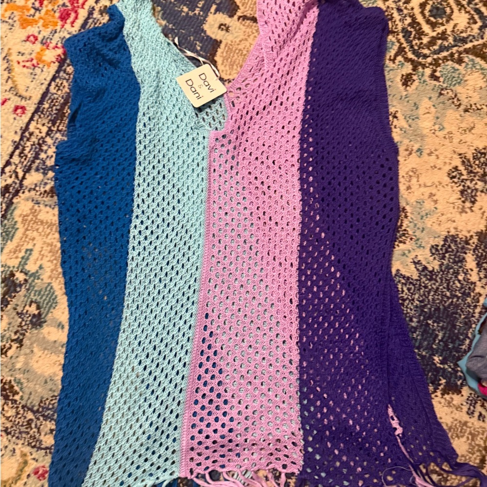 Dani & Davi crochet swim coverup